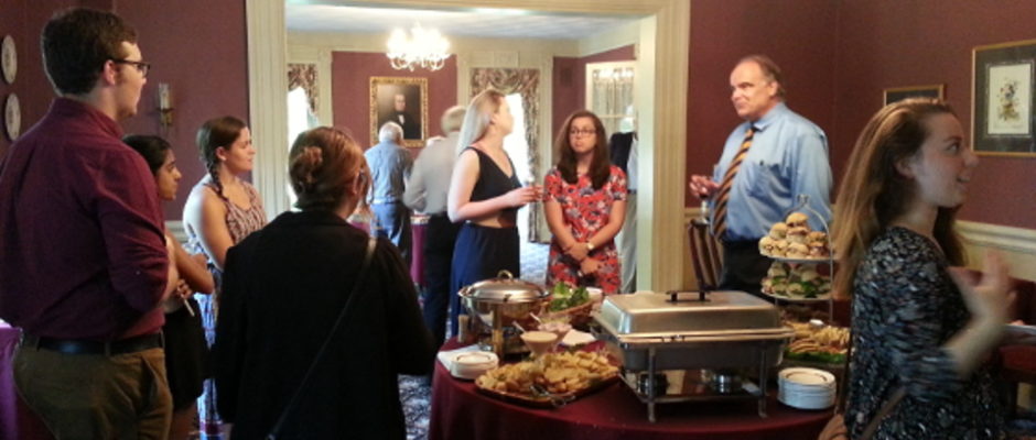 AHI’s Bob Paquette and guests at the Constitution Day lecture and reception